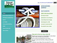 Tablet Screenshot of anchorsawaybc.com